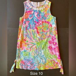 Lilly Pulitzer Lovers Coral size 10 shift dress